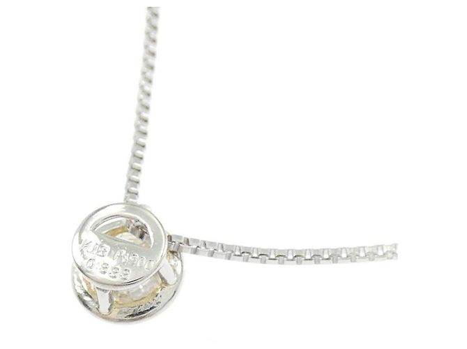 Autre Marque Collana di diamanti Pt900 K18YG Pt850 Argento - vista 4