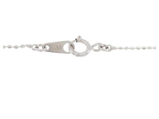 Autre Marque Collana Cuore in Oro Bianco Au750 e Diamanti Argento - vista 5