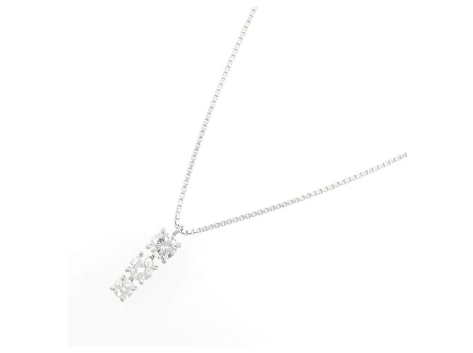 Autre Marque Collana di diamanti PT950 PT850 Argento - vista 2