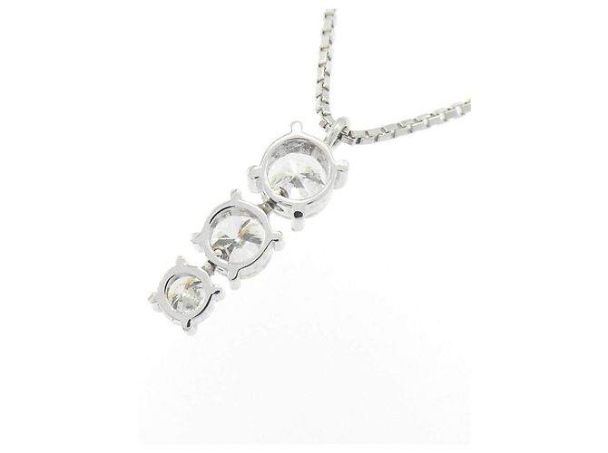 Autre Marque Collana di diamanti PT950 PT850 Argento - vista 4