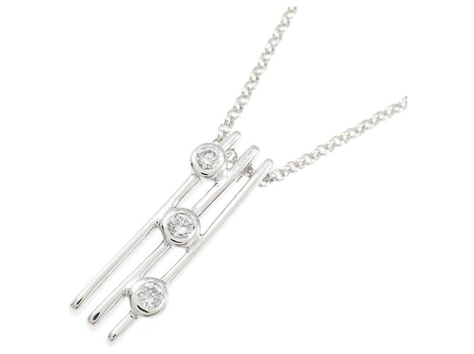 Autre Marque Collana di diamanti Pt900 Pt850 Argento - vista 3