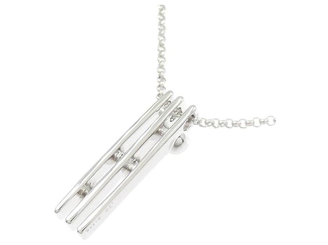 Autre Marque Collana di diamanti Pt900 Pt850 Argento - vista 4