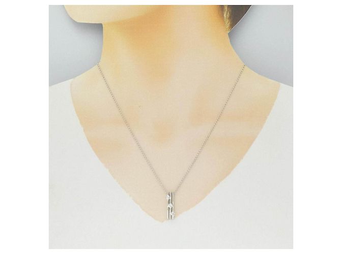 Autre Marque Collana di diamanti Pt900 Pt850 Argento - vista 6