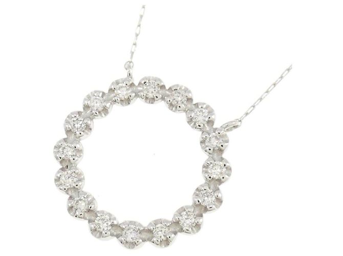 Autre Marque Collana di diamanti Pt900 Pt850 Argento - vista 3