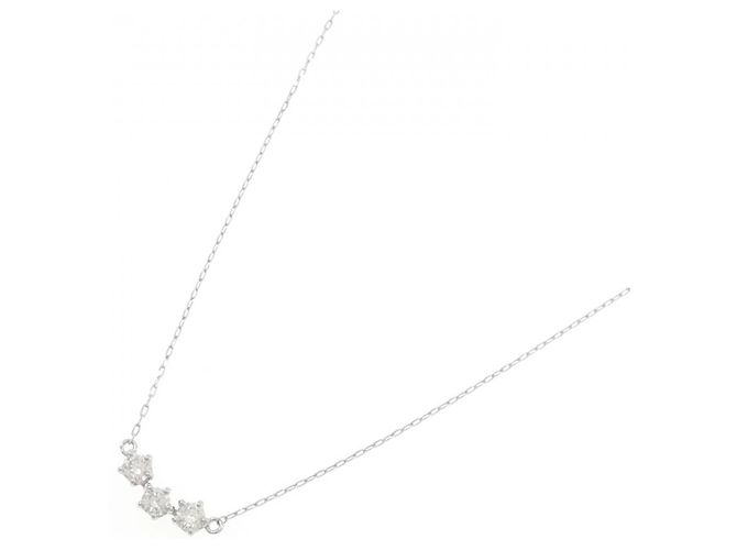 Autre Marque Collana di diamanti Pt950/Pt850 Argento - vista 2