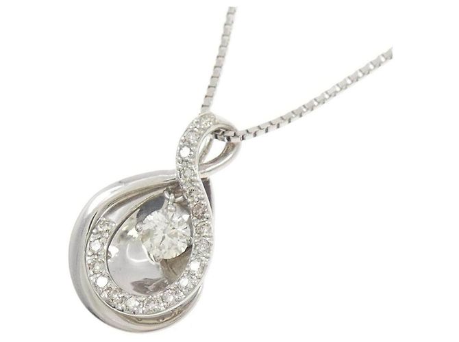 Autre Marque Collana in diamanti Pt900 Pt850 Argento - vista 3