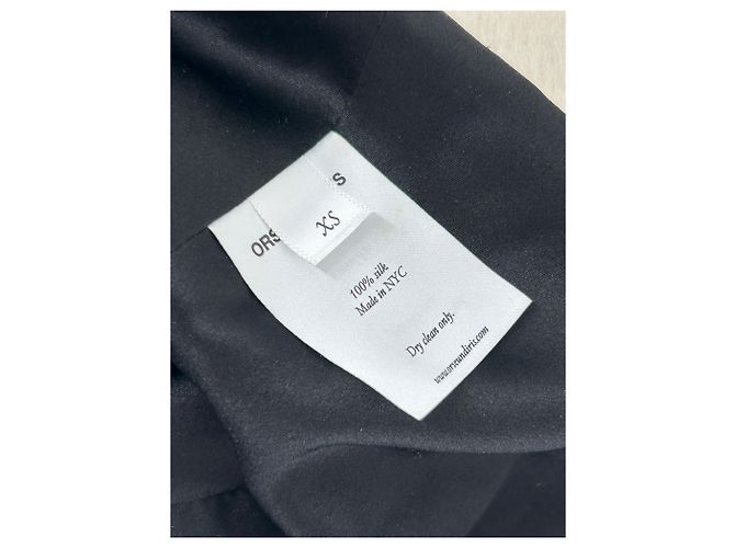 Autre Marque Crop top de satén negro - vista 6