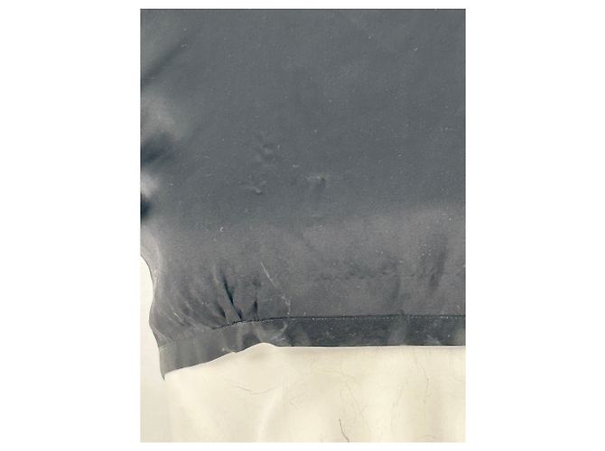 Autre Marque Crop top de satén negro - vista 7