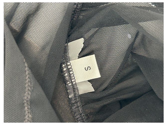 Autre Marque FANCI CLUB Transparentes schwarzes Top - Ansicht 6