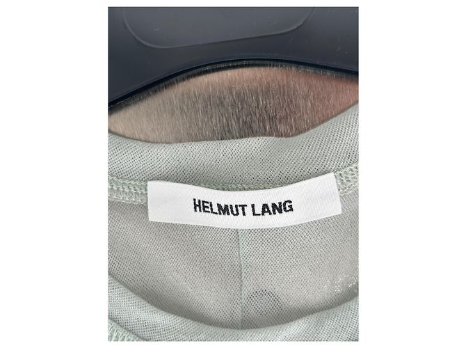 Helmut Lang Camiseta verde transparente sin mangas - vista 5