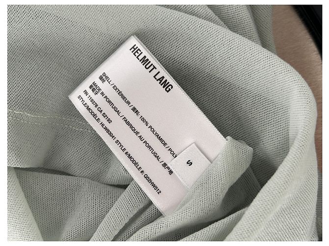 Helmut Lang Camiseta verde transparente sin mangas - vista 6