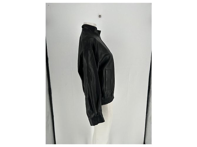 Autre Marque GANT Lederjacke schwarz - Ansicht 4