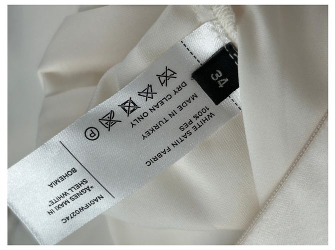 Autre Marque Weißes Maxikleid - Ansicht 4