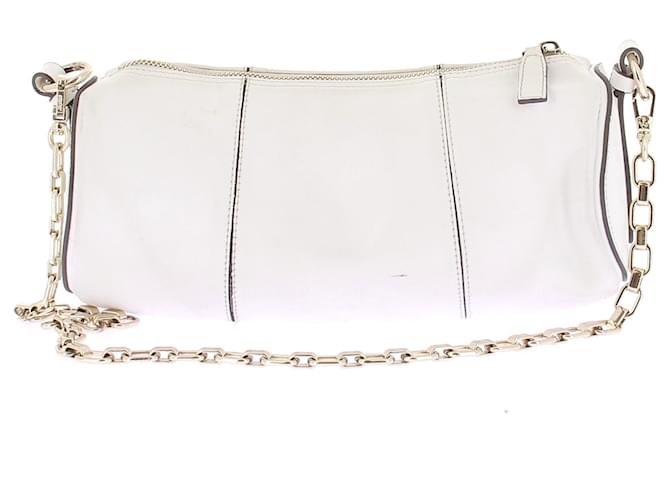 Autre Marque Borsa "Cylinder" Bianco - vista 2