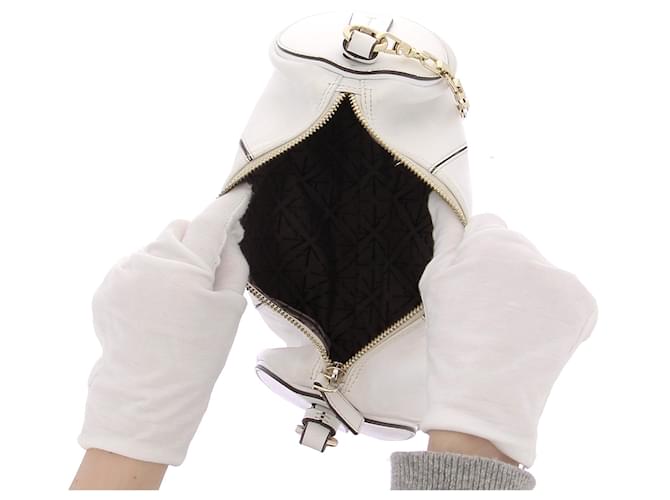 Autre Marque Borsa "Cylinder" Bianco - vista 6