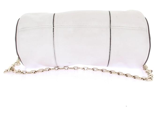 Autre Marque Borsa "Cylinder" Bianco - vista 7