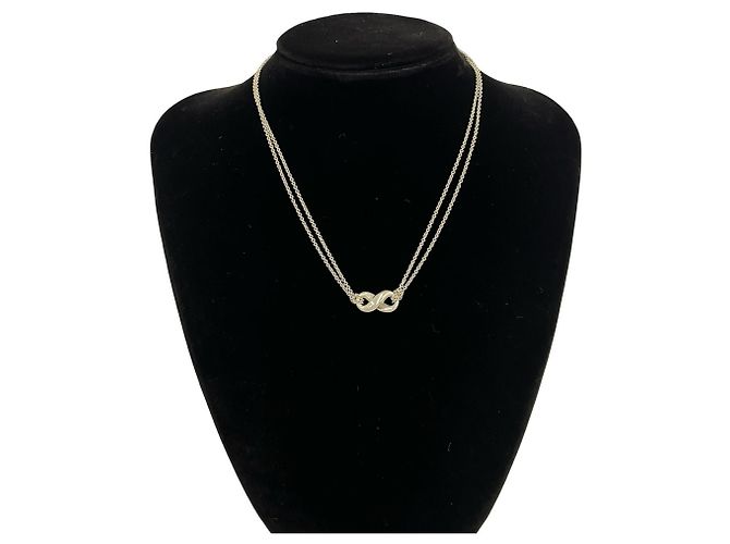 Tiffany & Co Collana Tiffany Vintage Infinity Argento - vista 2