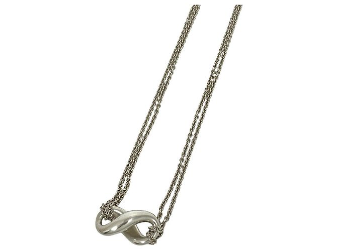 Tiffany & Co Collana Tiffany Vintage Infinity Argento - vista 4