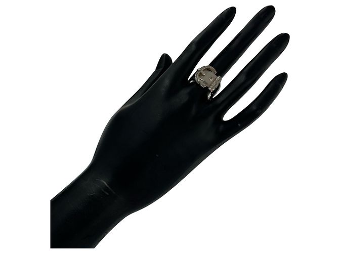 Hermès Hermes Vintage Diane Ring Silber - Ansicht 2