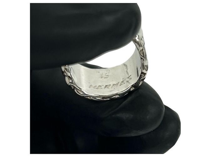 Hermès Hermes Vintage Diane Ring Silber - Ansicht 3