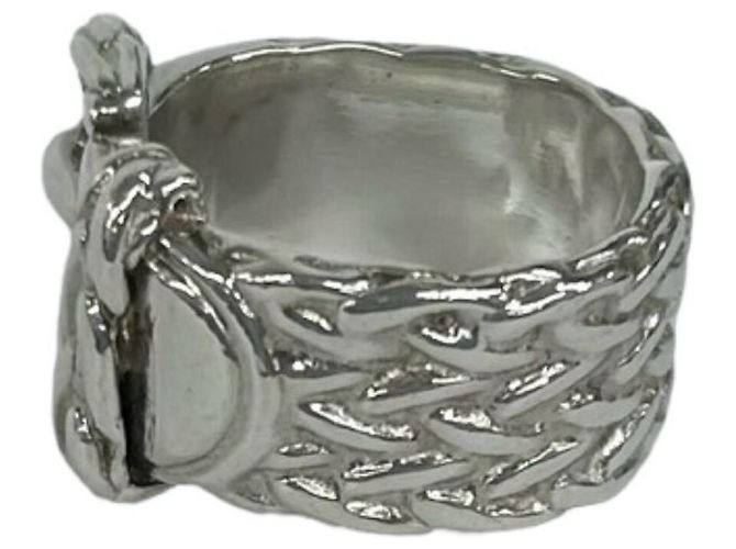 Hermès Hermes Vintage Diane Ring Silber - Ansicht 4