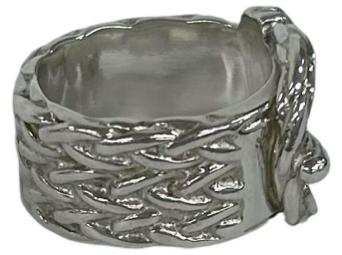 Hermès Hermes Vintage Diane Ring Silber - Ansicht 5