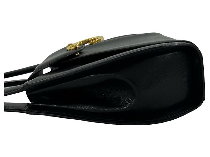 Cartier Vintage Panthère Lederhandtasche Schwarz - Ansicht 5
