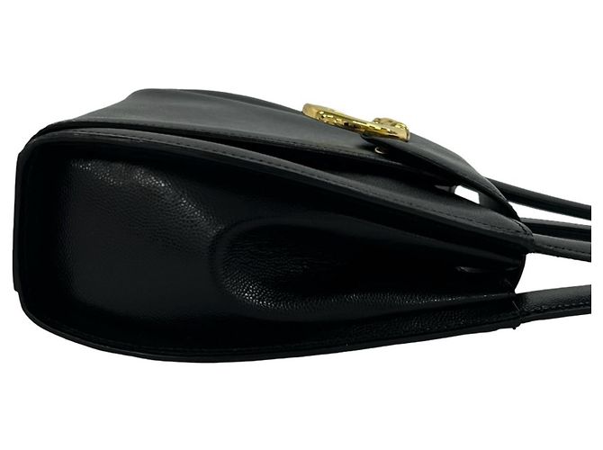 Cartier Vintage Panthère Lederhandtasche Schwarz - Ansicht 6