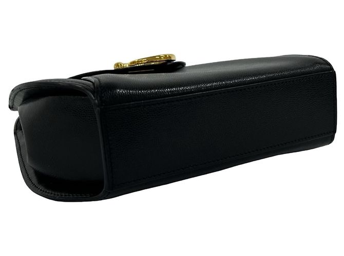Cartier Vintage Panthère Lederhandtasche Schwarz - Ansicht 7