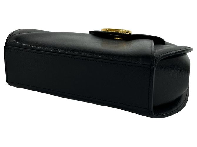 Cartier Vintage Panthère Lederhandtasche Schwarz - Ansicht 8