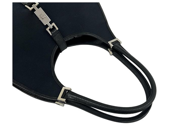 Borsa Tote Gucci Jackie Nero - vista 4