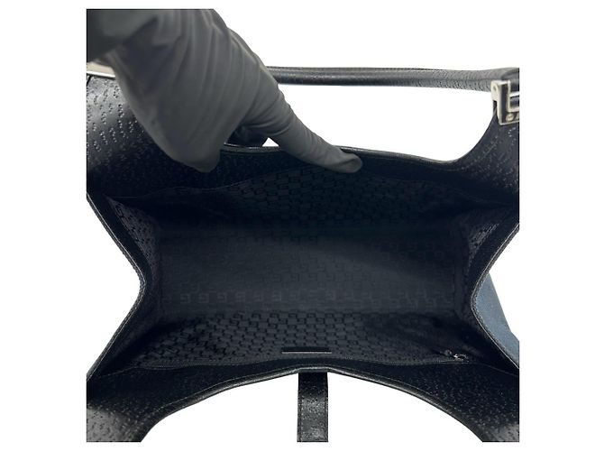 Borsa Tote Gucci Jackie Nero - vista 9