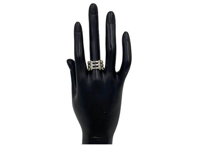 Anillo Tiffany Gate de Tiffany & Co. Plata Dorado - vista 2