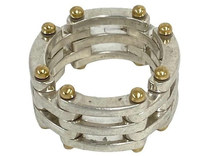 Anillo Tiffany Gate de Tiffany & Co. Plata Dorado - vista 4