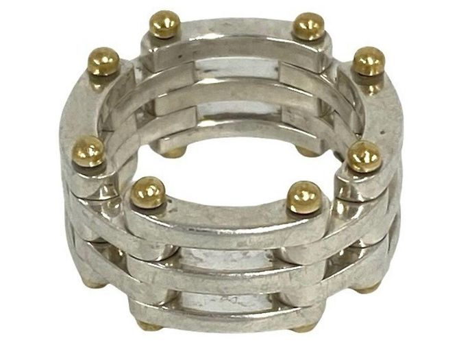 Anillo Tiffany Gate de Tiffany & Co. Plata Dorado - vista 5
