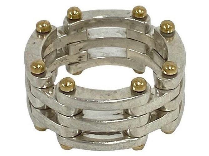 Anillo Tiffany Gate de Tiffany & Co. Plata Dorado - vista 6