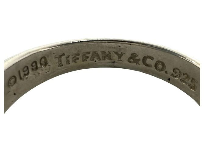 Tiffany & Co Anello Tiffany Vintage Signature Cross Argento - vista 3