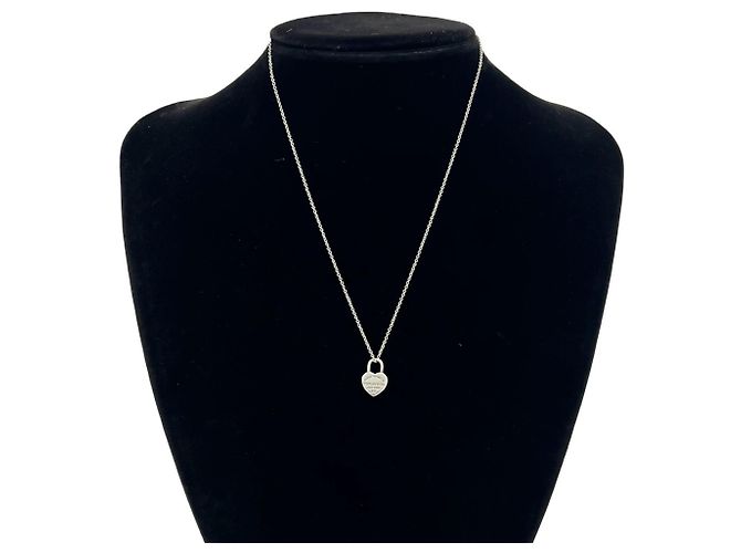 Tiffany & Co Collana Tiffany Heart Lock Argento - vista 2