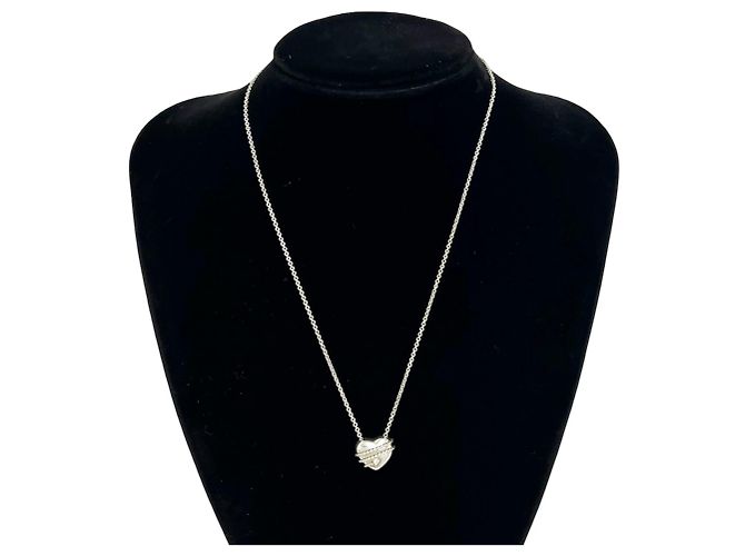 Tiffany & Co Collana Tiffany Vintage Heart & Arrow Argento - vista 2
