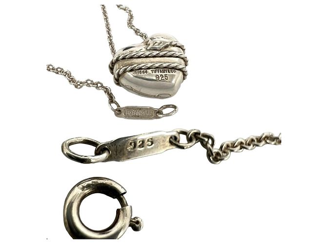 Tiffany & Co Collana Tiffany Vintage Heart & Arrow Argento - vista 3