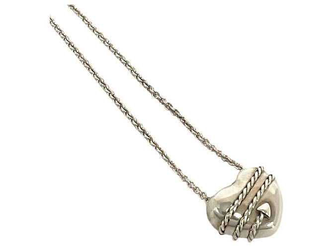 Tiffany & Co Collana Tiffany Vintage Heart & Arrow Argento - vista 4