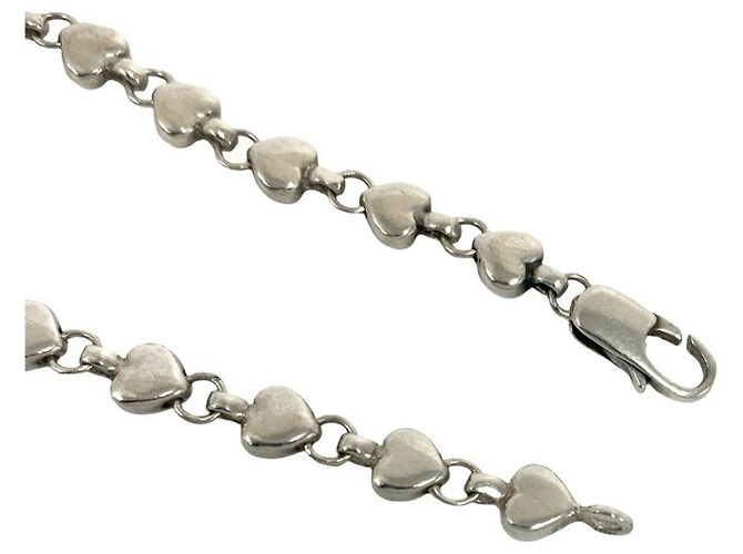Tiffany & Co Bracciale Tiffany Vintage Puff Heart Argento - vista 4