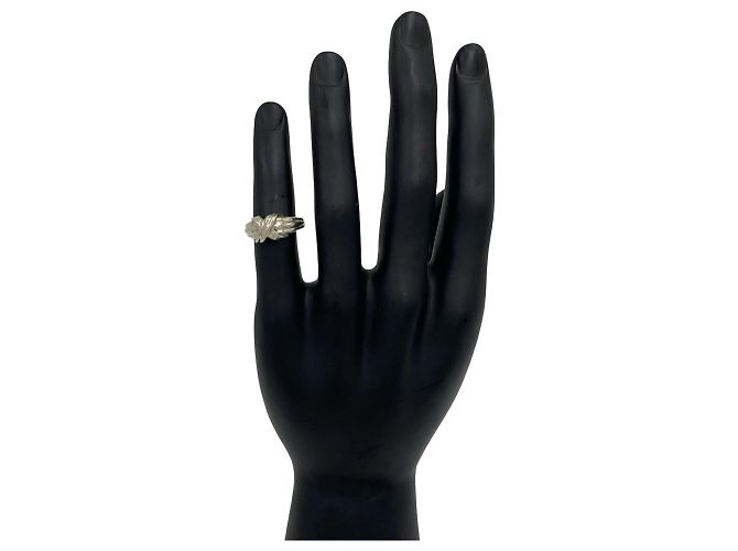 Tiffany & Co Anello Tiffany Vintage Signature Cross in Argento 925 - vista 2