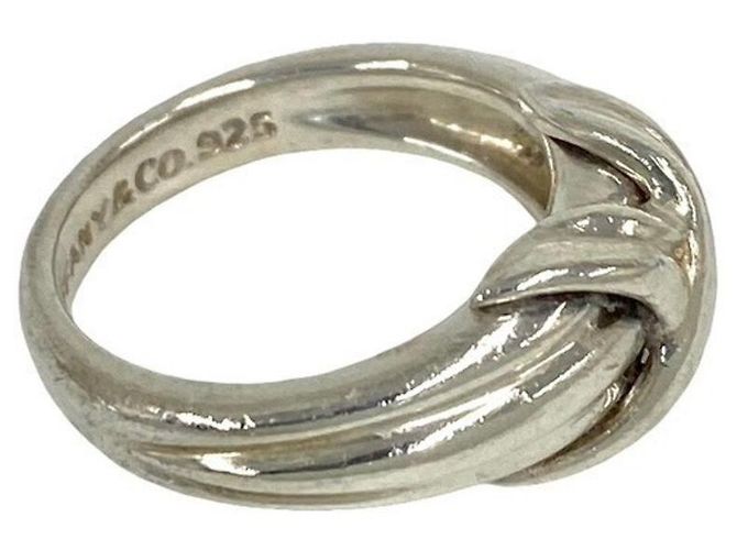 Tiffany & Co Anello Tiffany Vintage Signature Cross in Argento 925 - vista 5
