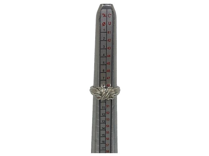 Tiffany & Co Anello Tiffany Vintage Signature Cross in Argento 925 - vista 7