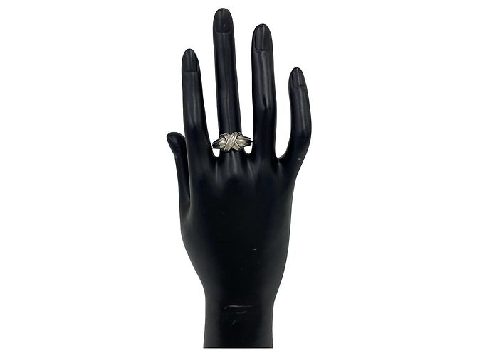Anello Croce Signature Vintage Tiffany & Co. Argento - vista 2