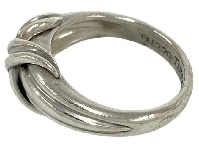Anello Croce Signature Vintage Tiffany & Co. Argento - vista 4