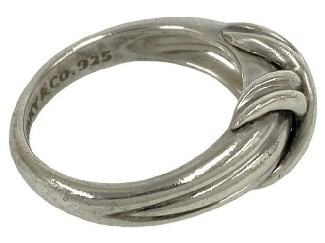 Anello Croce Signature Vintage Tiffany & Co. Argento - vista 5