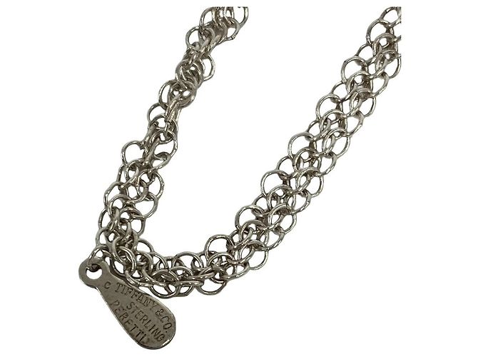 Tiffany & Co Collana lunga Tiffany Somerset Mesh Argento - vista 3