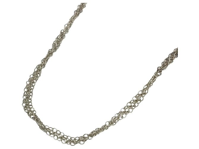 Tiffany & Co Collana lunga Tiffany Somerset Mesh Argento - vista 4